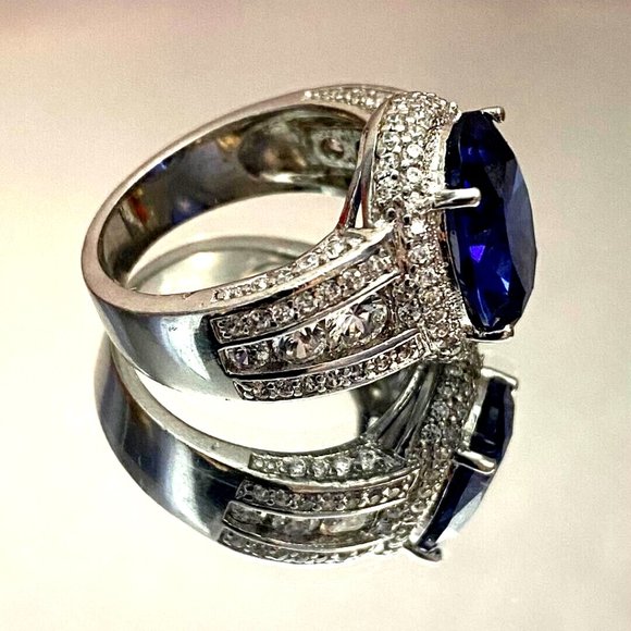 Sterling Silver Celebrity Kate Ring made with Infinite Elements Zirconia Accents - Picture 2 of 3